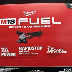 Milwaukee M18 FUEL 18V Lithium-Ion Brushless Cordless 4-1/2 in./5 in. Grinder w/Paddle Switch