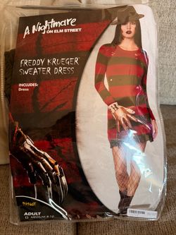 Freddy Krueger Sweater Dress Halloween Costume