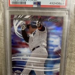 Aaron Judge RC 2017 Topps Chrome #FF11 Freshman Flash Yankees Rookie PSA 10🔥🔥