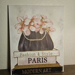 Paris Fashion & Style Canvas Print Hanging Wall Art 