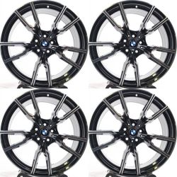 22" Staggered BMW X5 X6 X7 Wheels Rims Set of 4 22x9.5 22x10.5 5x112 747M