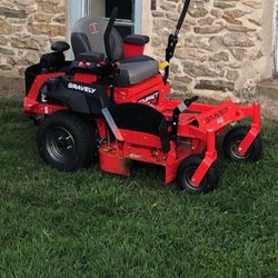 Riding Mower Zero Turn Gravley 34in