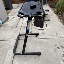 Indoor Cycling Trainer Desk W/speakers 