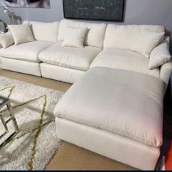 Beige Sectional Sofa cloud Finance Available Buy Now Pay Later $39 Down