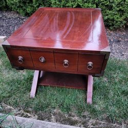 Wood End Table 