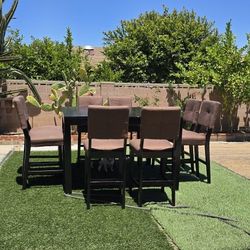 Tall Dining Table Set
