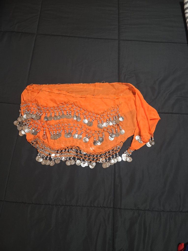 Dance Scarf Skirt (ORANGE)