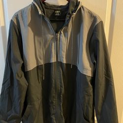 Like New Wind Breaker Jacket Brand Athletic Works Size Large 