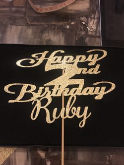 Cake toppers, logos
