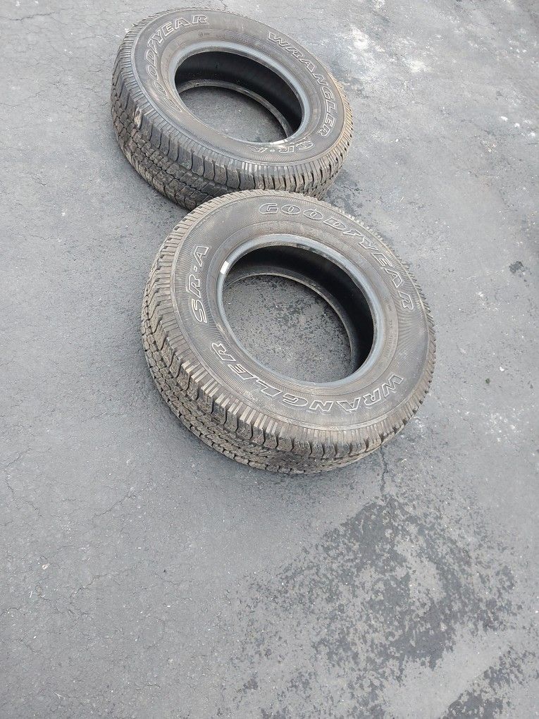Goodyear wrangler 245/70/16