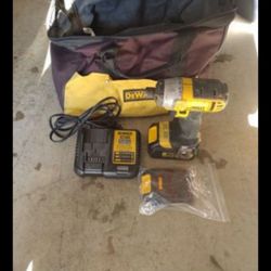 DeWalt 20v impact +batteries