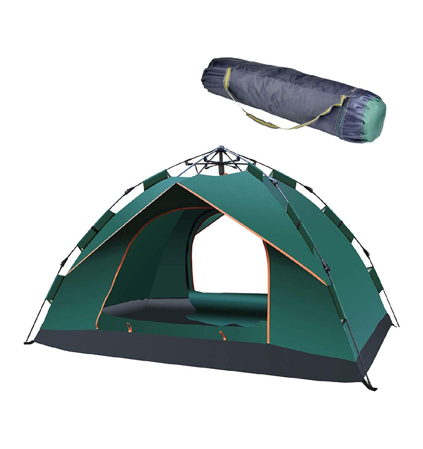 ZENITHIKE Tent for 2-3 Person Collapsible Double Layer Family Camping Tent with Convenient Carry Bag Features