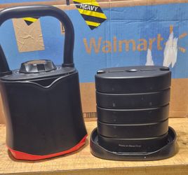 ERGOLIFE Adjustable Kettlebell Set 6.5-40LB Quick Weight Change Space Saving for Home Gym Strength Training. Brand new never used.