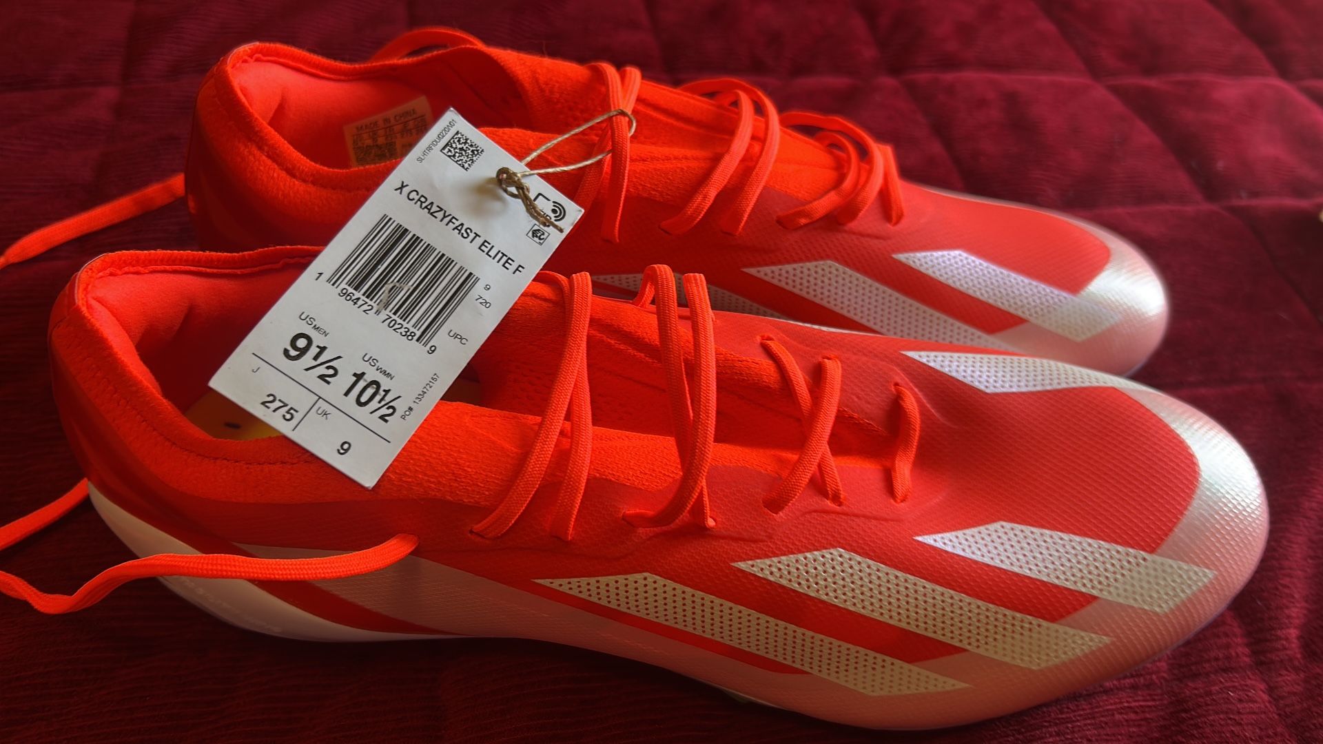 adidas Men's adidas X Crazyfast Elite Size 9/12