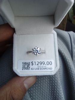 igi certified diamond ring