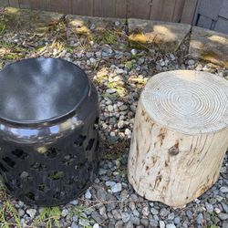2 Patio End tables 