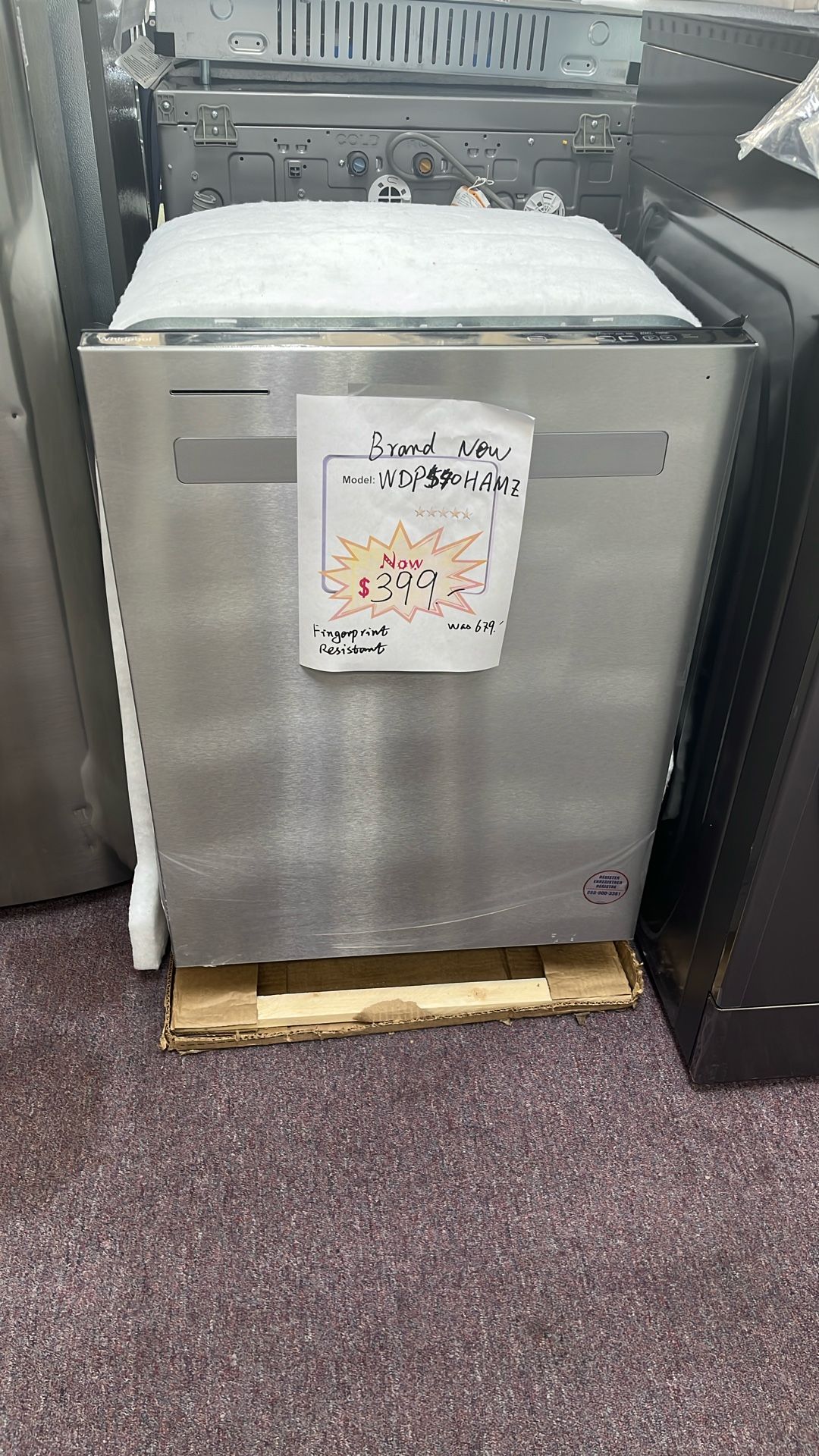 Dishwasher Stainless Steel New Open Box Scratch And Dents