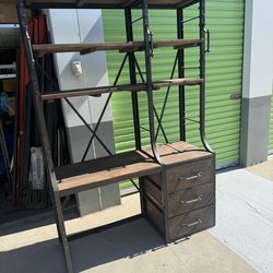 Restoration Hardware French Library Desk With Drawers