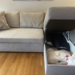 WEST ELM SOFA/STORAGE COUCH 