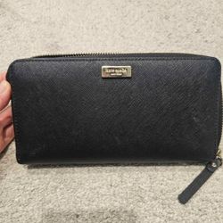 Kate Spade Long Black Wallet