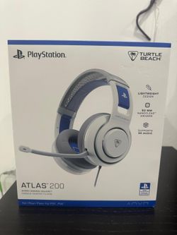 Brand New Turtle Beach Atlas 200 Wired Over-Ear Gaming Headset for PS5/PS4