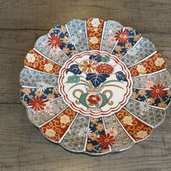 Hand-Painted Japanese Serving Platter
