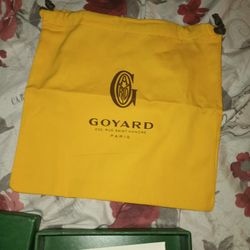 GOYARS 233 MUE SAINT HONORE " PARIS"!  DUST BAG ,POSTCARD AND BOX