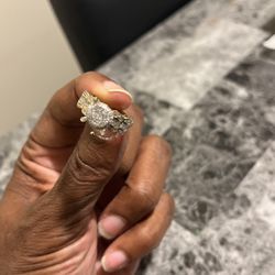 Engagement Ring, 14 Karat Gold