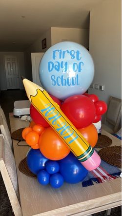 Back to school balloons