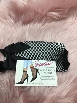 Fashion fishnet socks fishnets with bows