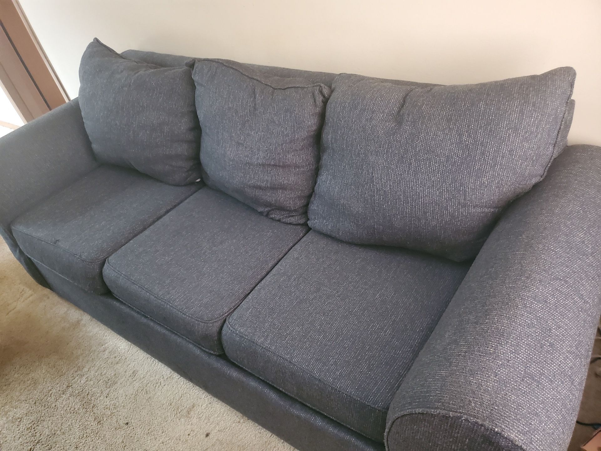 Comfy gray couch $100 OBO