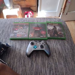 Xbox One Games And Controller 