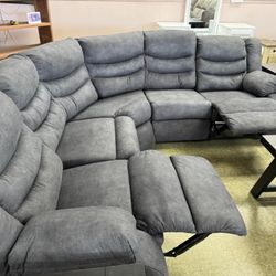 Partymate Reclining Sectional Couch Set 🌟 Color Options Fast Delivery Military Discount 👉 PLEASE ASK FOR JON GREEN WHEN YOU ARRIVE!