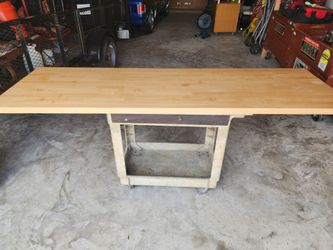 25"-84"-1 1/2" butcher box  counter top