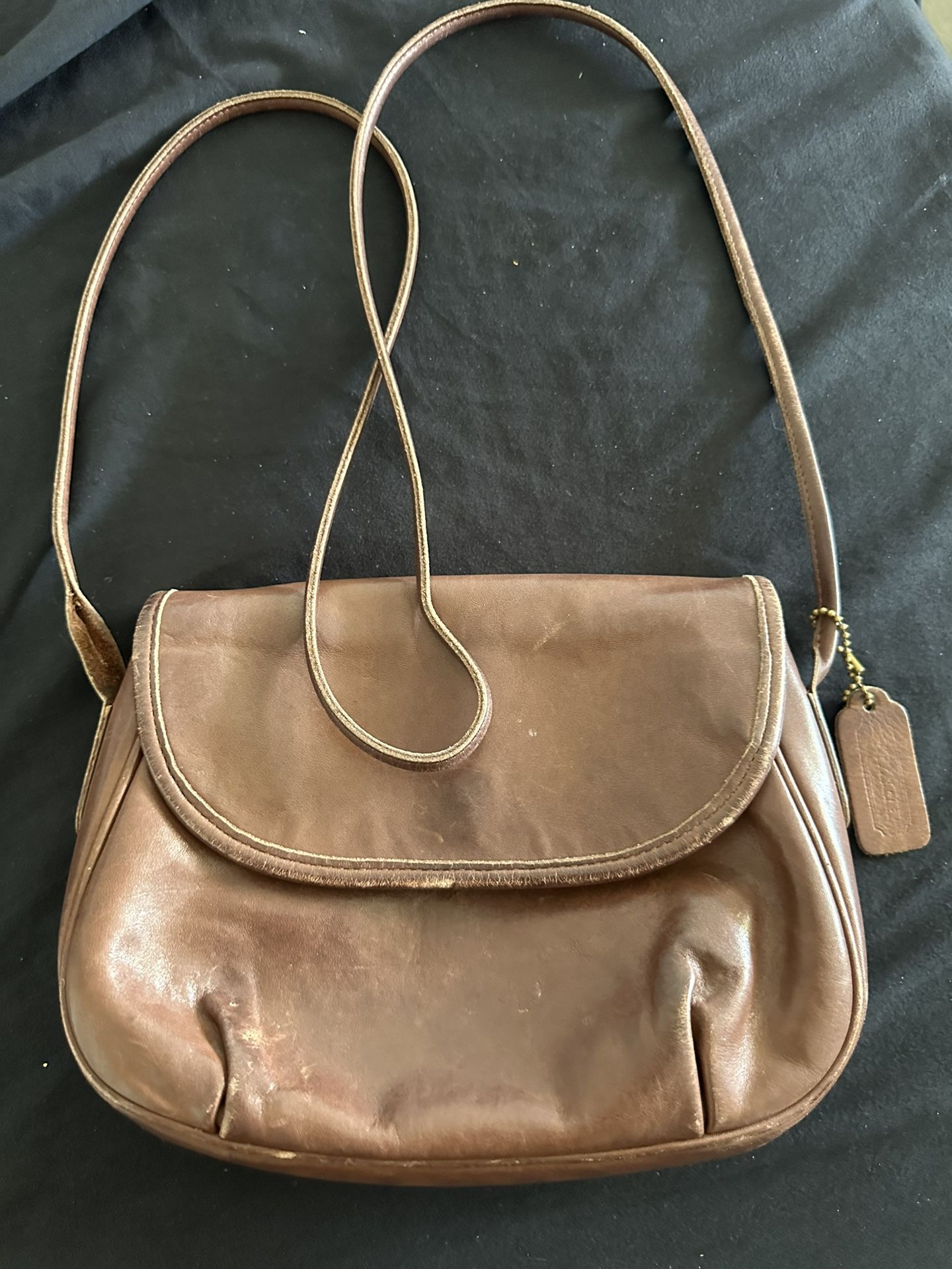 Coach Vintage Leather Purse Medium Brown, Circa 1992 No. 0423-225