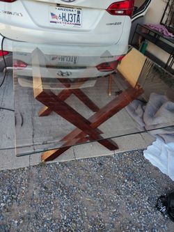 Glass table top