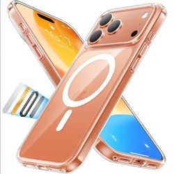 TORRAS Stronger Magnetic Shockproof for iPhone 17 Pro Case, Compatible with MagSafe, Military-Grade Drop Protection, Camera Control, DIY Button, Slim 