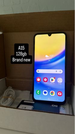 Samsung A15 128gb 5g. Brand New And Unlocked!
