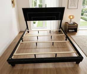 Brand New King Size Bed Frame - Black Elegant