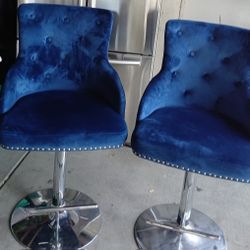 BAR STOOL  ADJUSTABLES CHAIRS SET OF 2