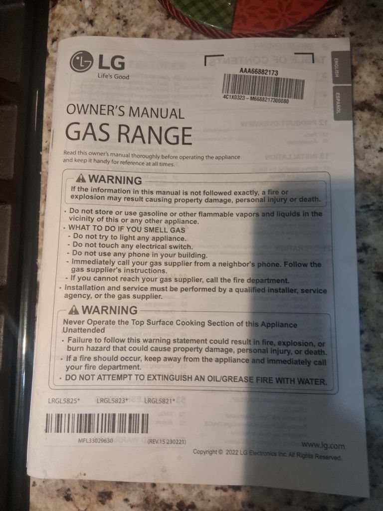 LG THINQ Stainless Steel Stove And Stainless Steel Fridge