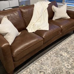 Houston Genuine Leather  Sofa
