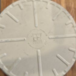 Pampered chef brown pizza stone open box new never used