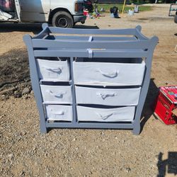 Better Baby Changing Table With Six Basket Excellent Condition Pay $199 At Kohl's Only Use Maybe Three Times Been Packed Up