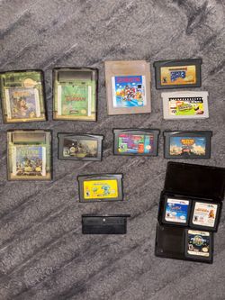 Gameboy and Nintendo DS Games