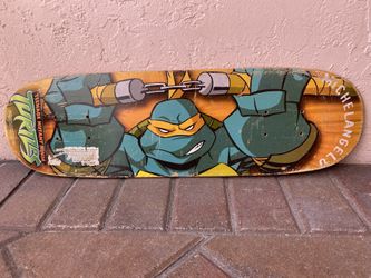 Rare 2003 Michelangelo TEENAGE MUTANT NINJA TURTLES Skateboard