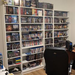 2 Large Billy Bookcase And 2 Smaller