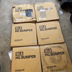Rogue Fitness HG Bumper Plate Set 10-15-25lb Pairs
