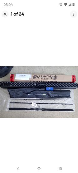 HAMACHI 9'6 XOS GT'n'Doggie Ultra Cast 10 - 20lb Japan SPIN fishing rod w / case