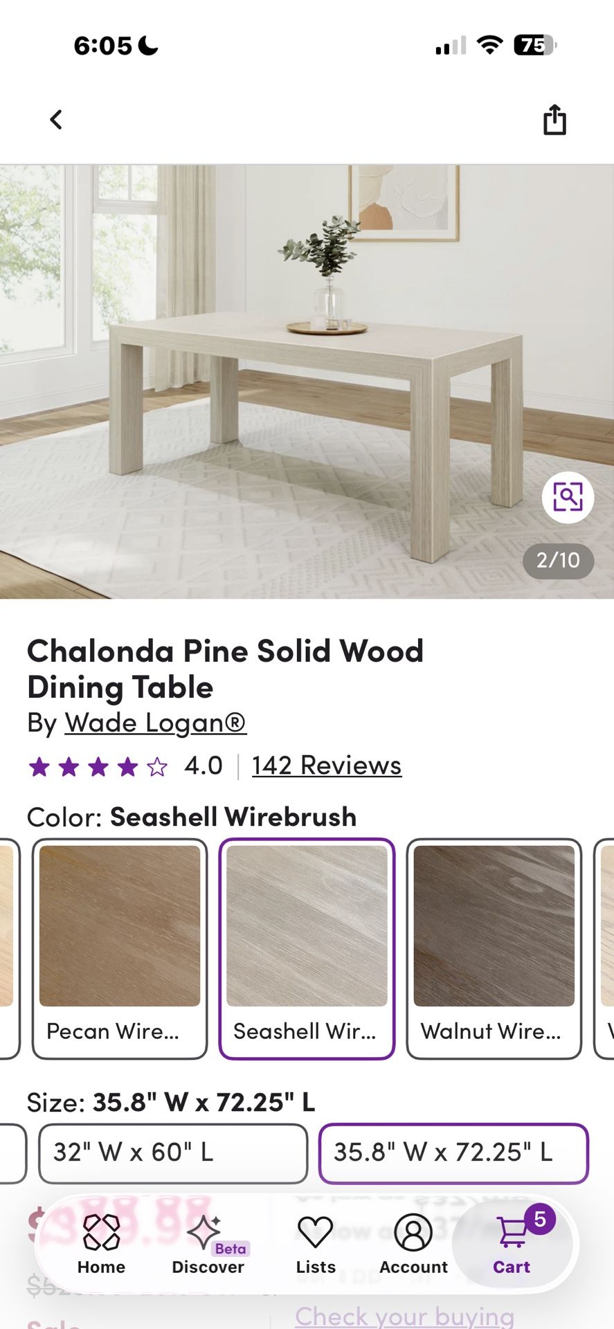 Dining Table & Bench